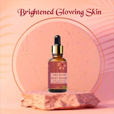 Face Night Glow Serum For Removing Scar All Skin Types Glow Organic Serum with Natural Ingredients-10 ml