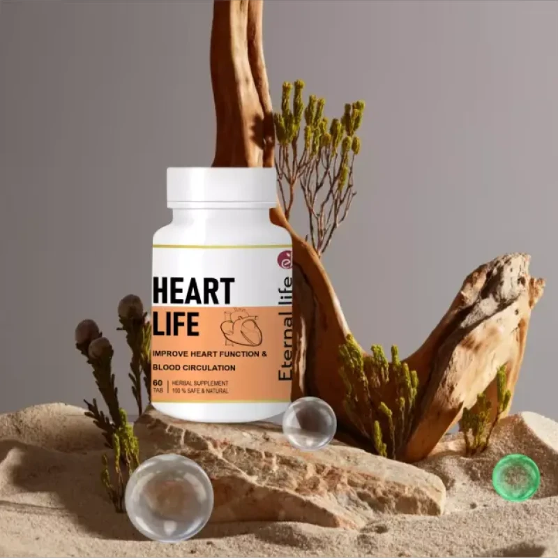 Supports Heart Health and Blood Circulation with Heart Life - 60 Cap